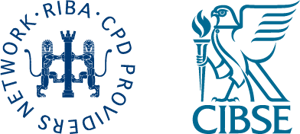 RIBA CIBSE Logos Blue RIBA CIBSE Logos Blue